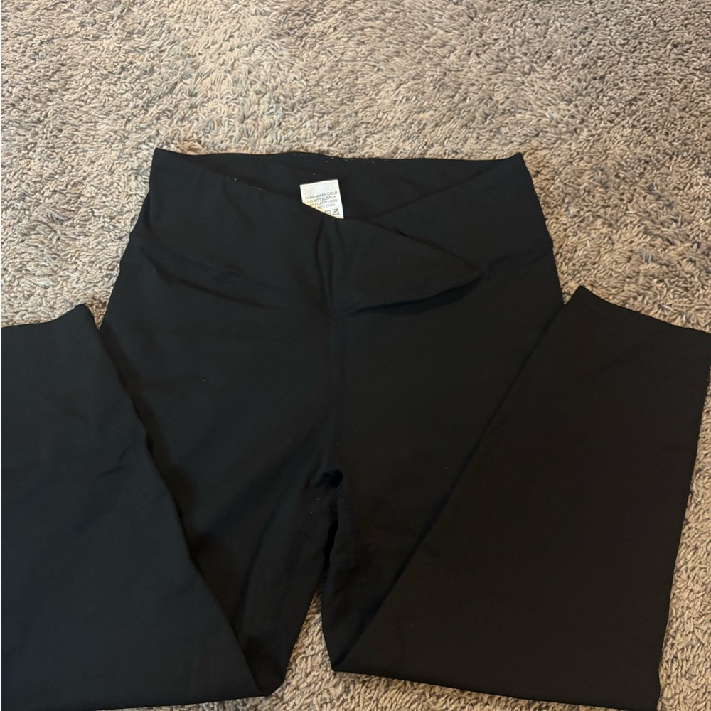 White Birch Black Leggings